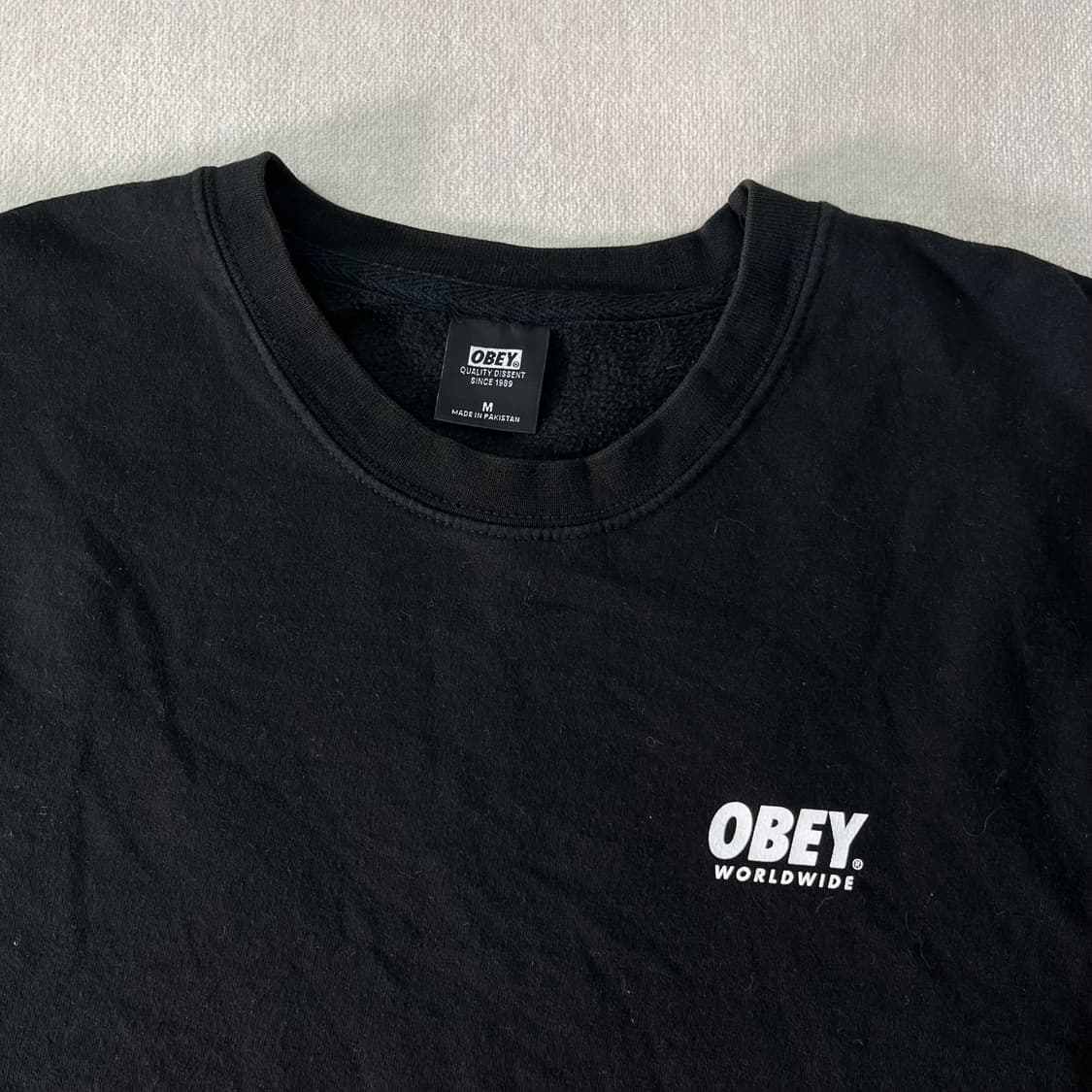 100 오베이 백로고 맨투맨 상품이미지3