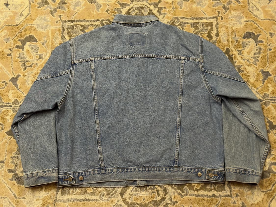 [GAP] 90s 올드갭 오버핏 데님 트러커 자켓 2XL 상품이미지4