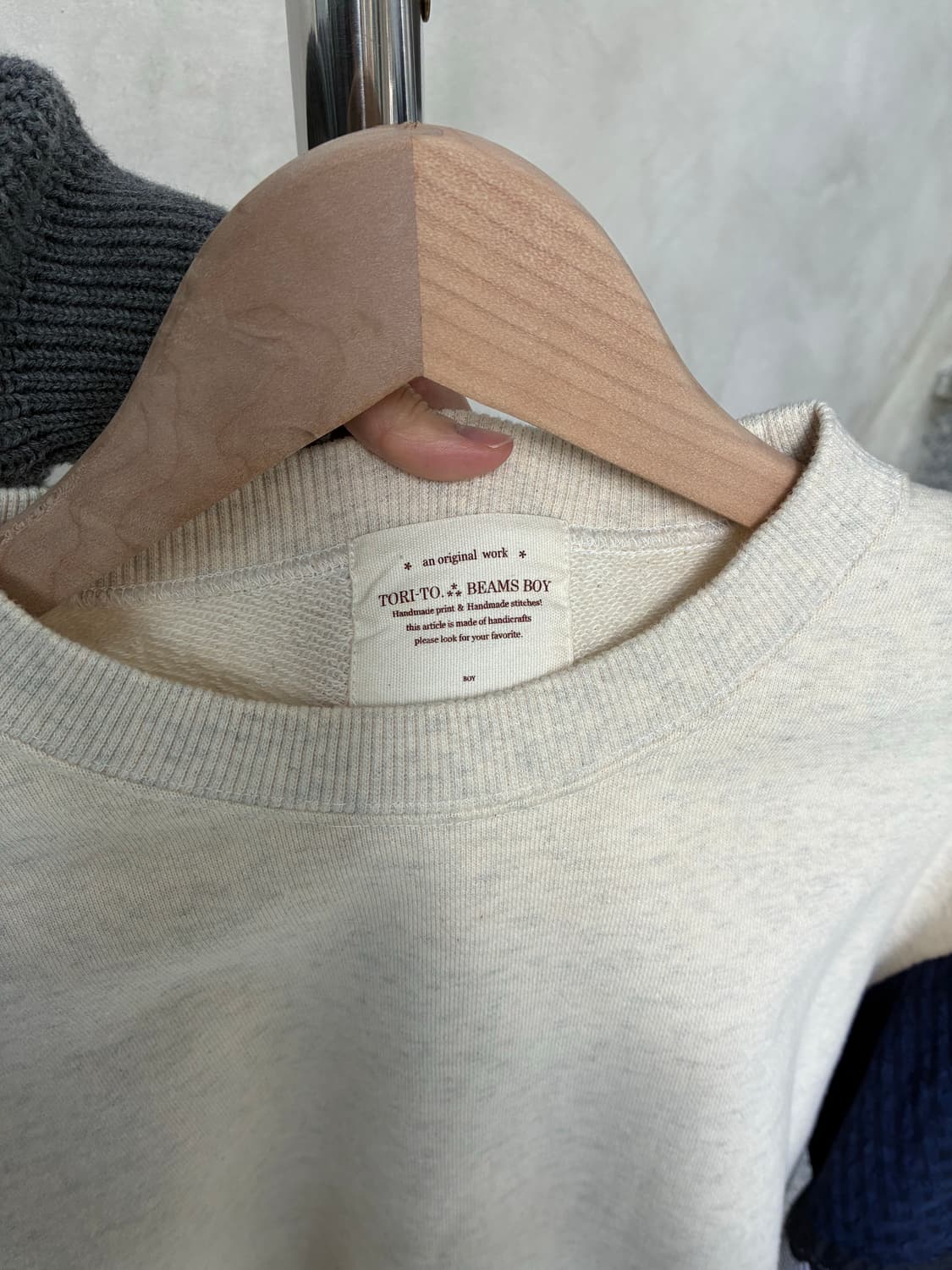 BEAMS BOY X TORI-TO 빔즈보이 X 토리토 스웻셔츠 상품이미지6