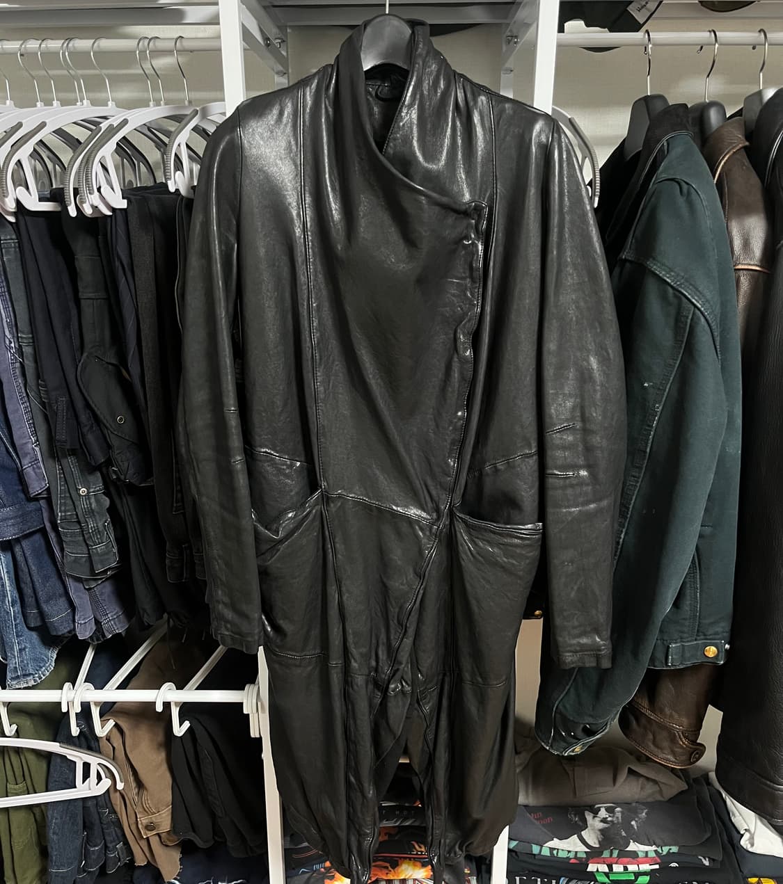 Giorgio Brato Leather Coat 상품이미지1