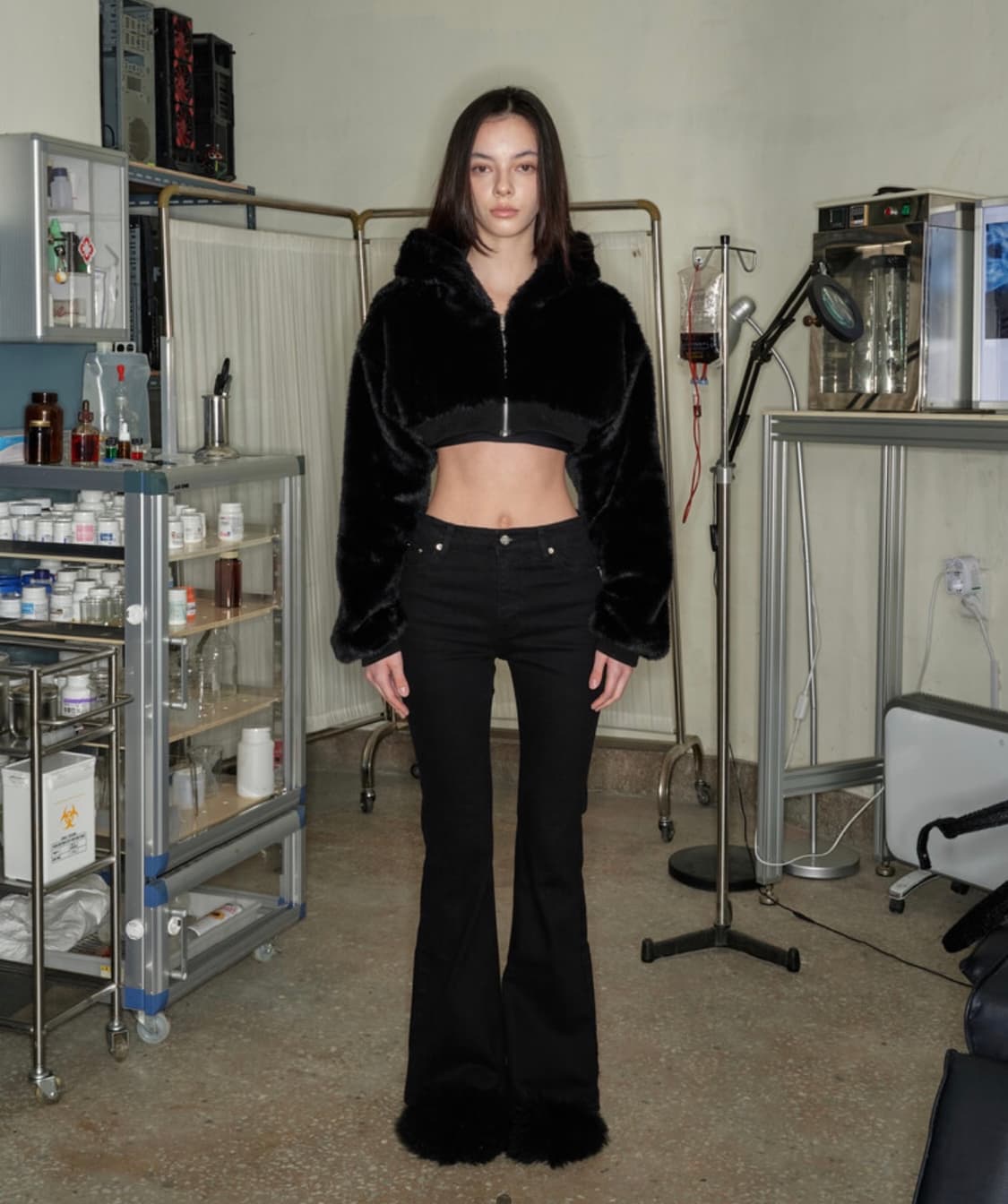 이투둘 블랙 부츠컷 팬츠 DENIM 005 상품이미지2