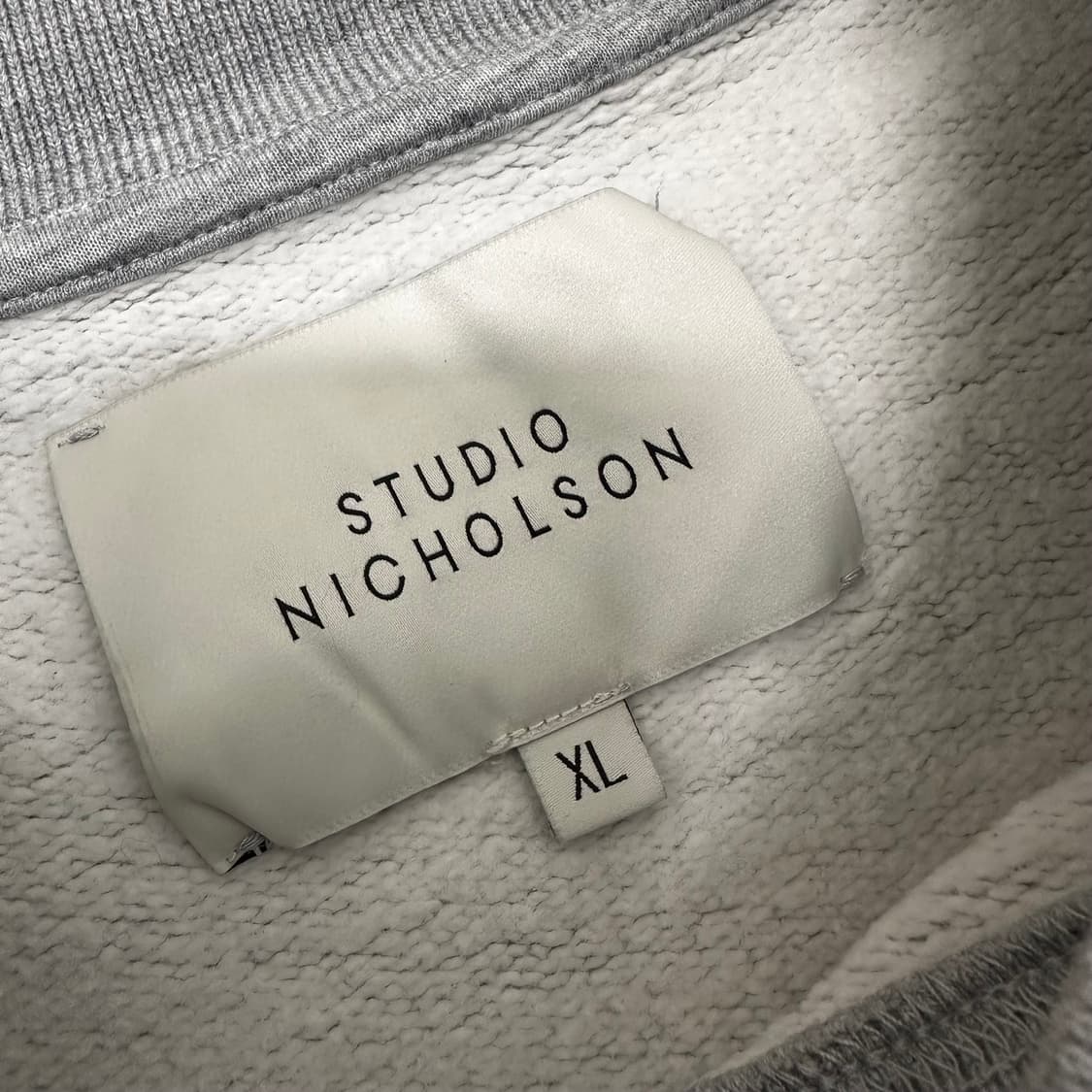 스튜디오 니콜슨 스웻 기모 맨투맨 그레이 XL 상품이미지3