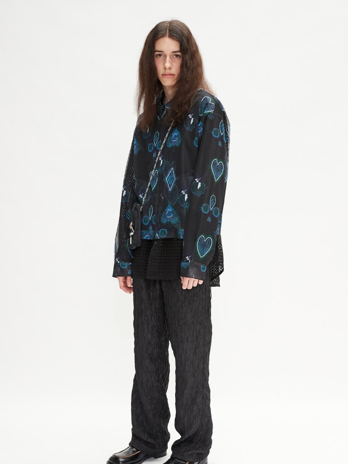 앤더슨벨 쉬어 매쉬 집업 자켓 상품이미지3