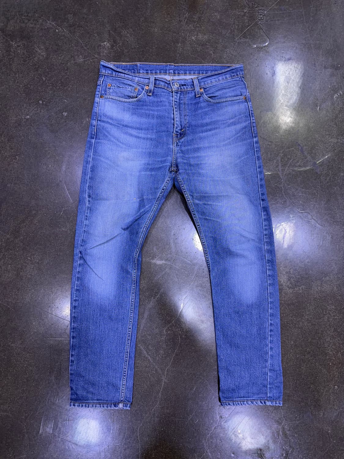 리바이스 510 슬림 스트레이트핏 중청 워싱 데님팬츠 32 상품이미지1