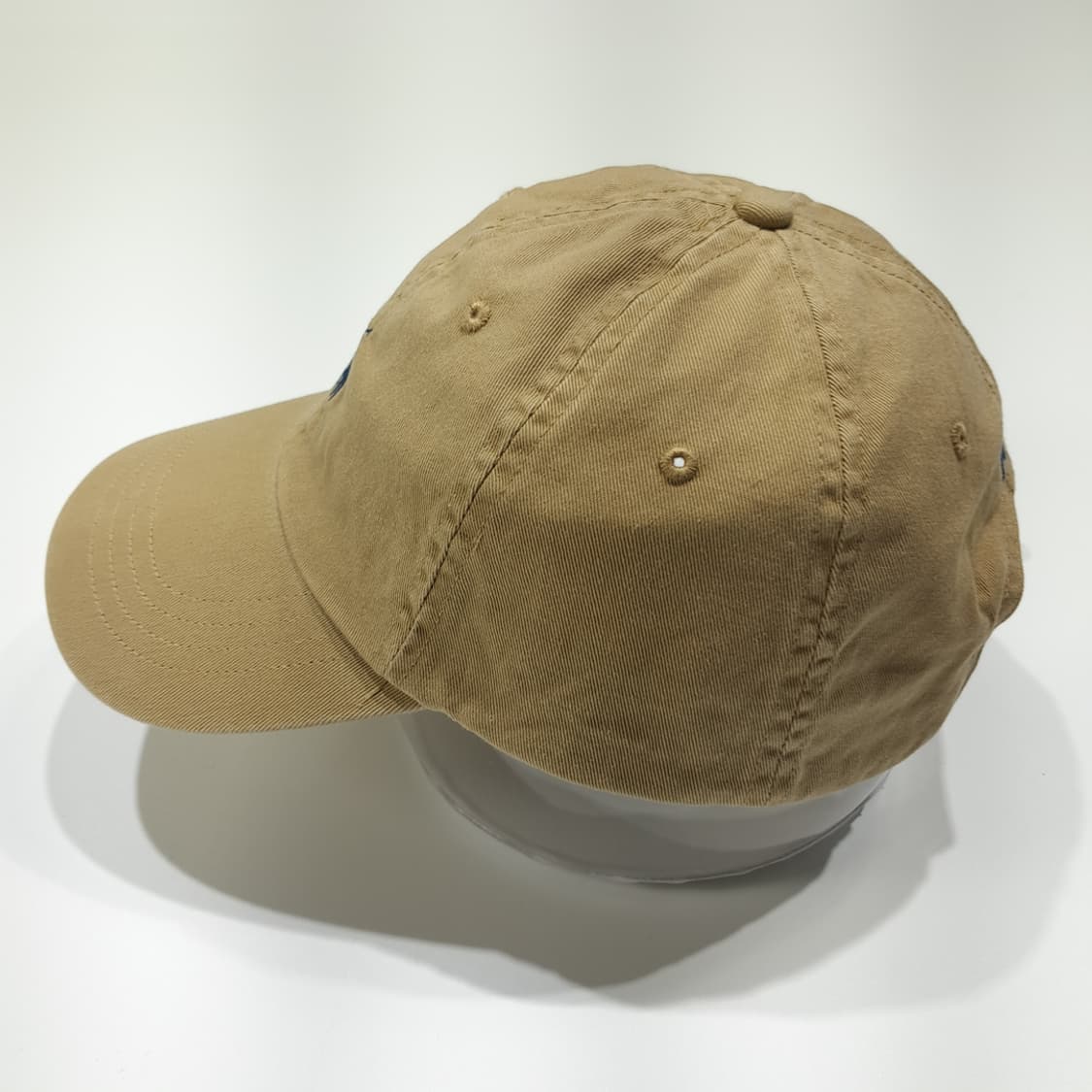 CL553 폴로 코튼 다크네이비 자수 베이지 볼캡 모자 상품이미지4