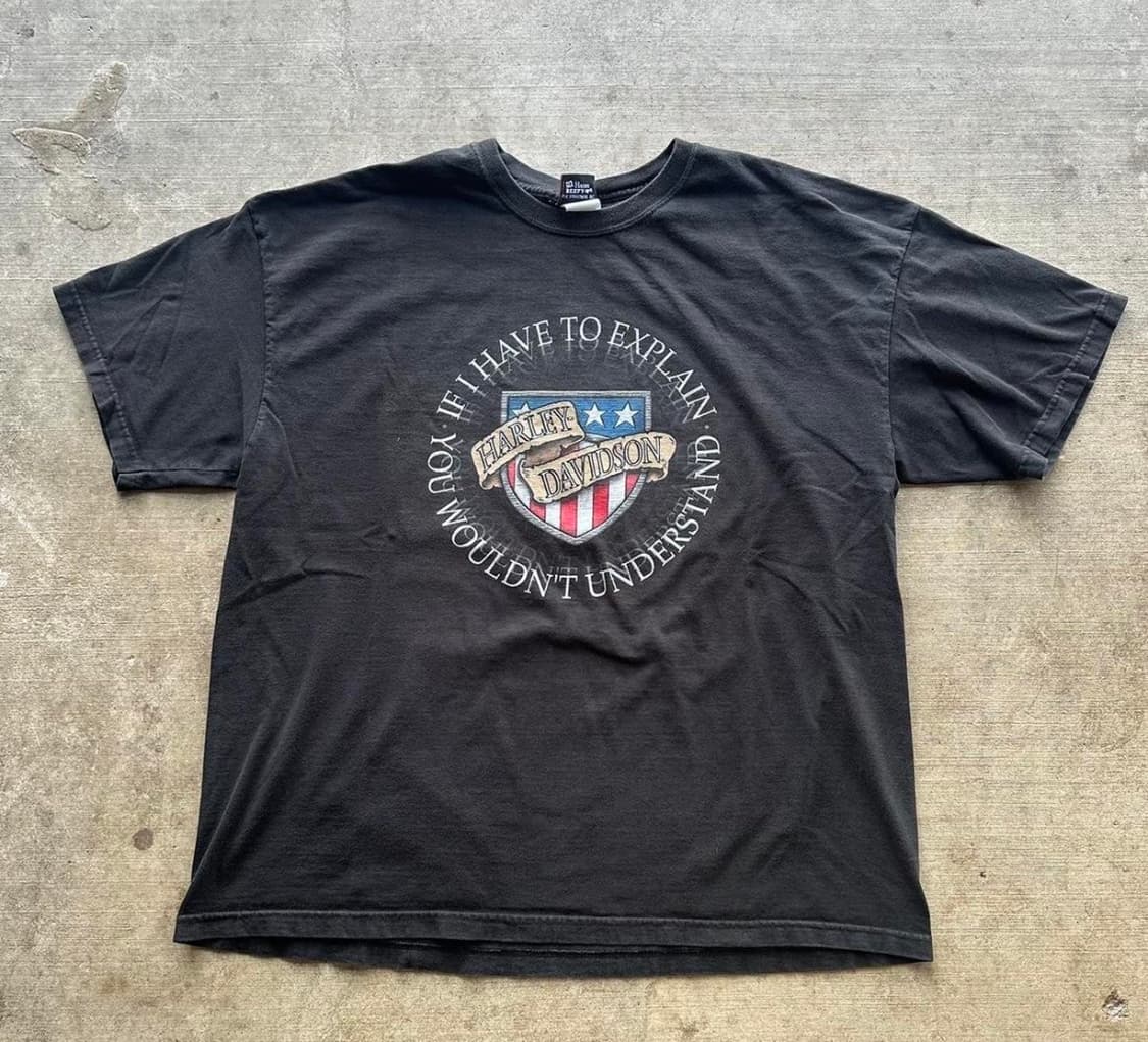 빈티지 Harley Davidson 티셔츠 XXL 상품이미지2