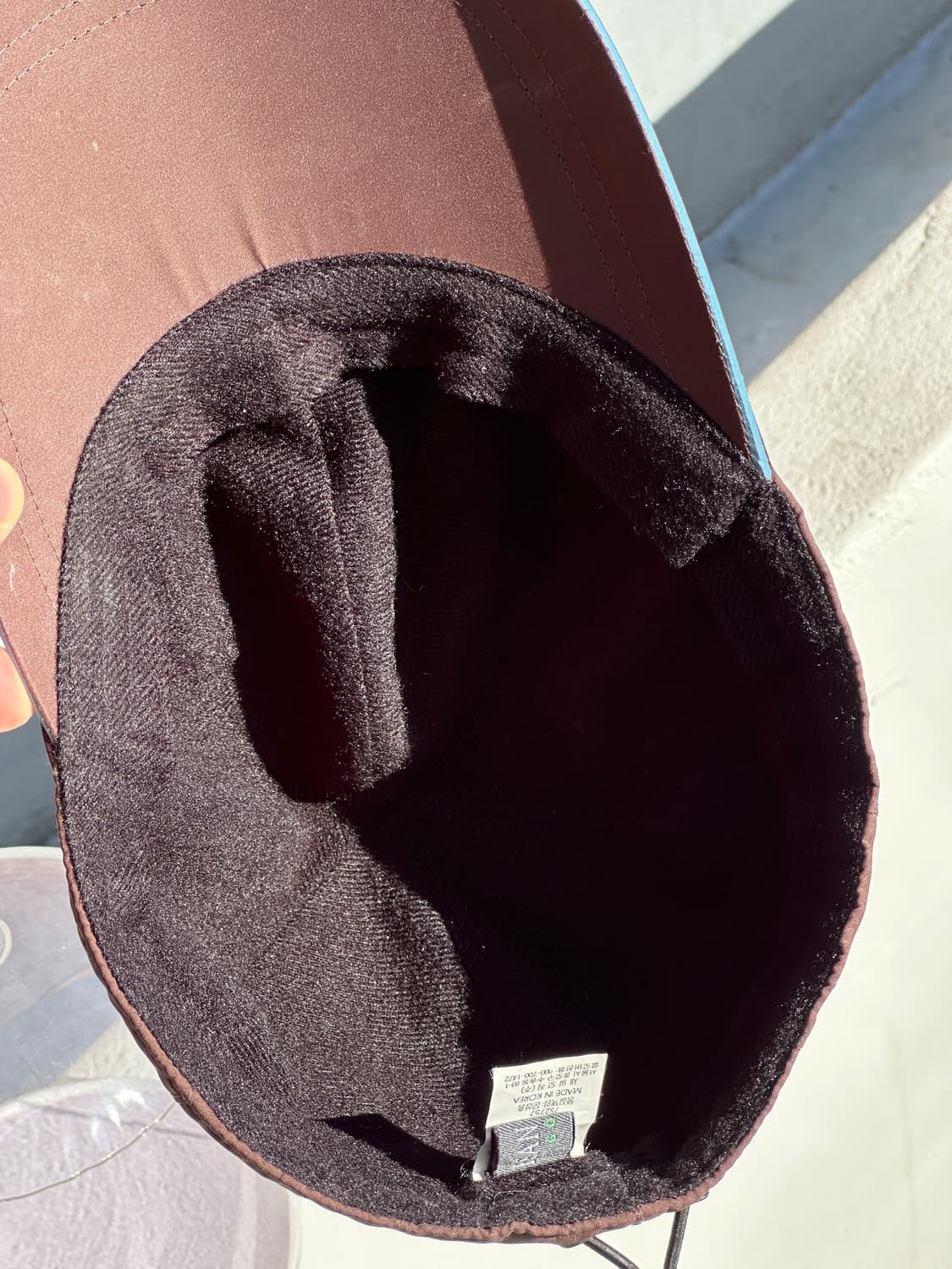 [F] 빈폴 로고 브라운 우븐 볼캡 모자 상품이미지5