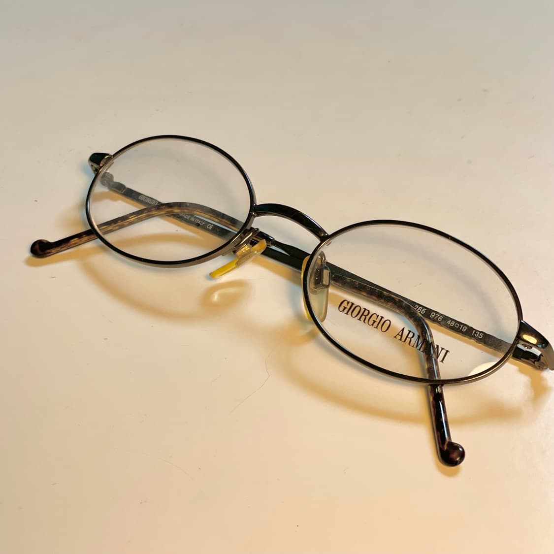 GIORGIO ARMANI 조르지오 아르마니 사의 빈티지 안경 판매합니다 상품이미지2