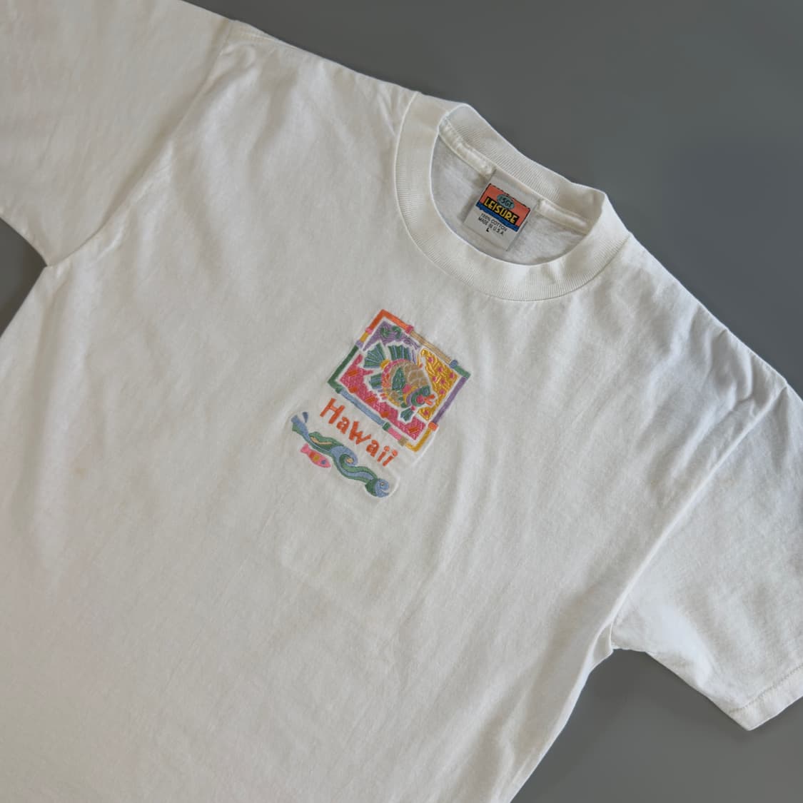 90s hawaii 하와이 자수 빈티지 티셔츠 상품이미지2