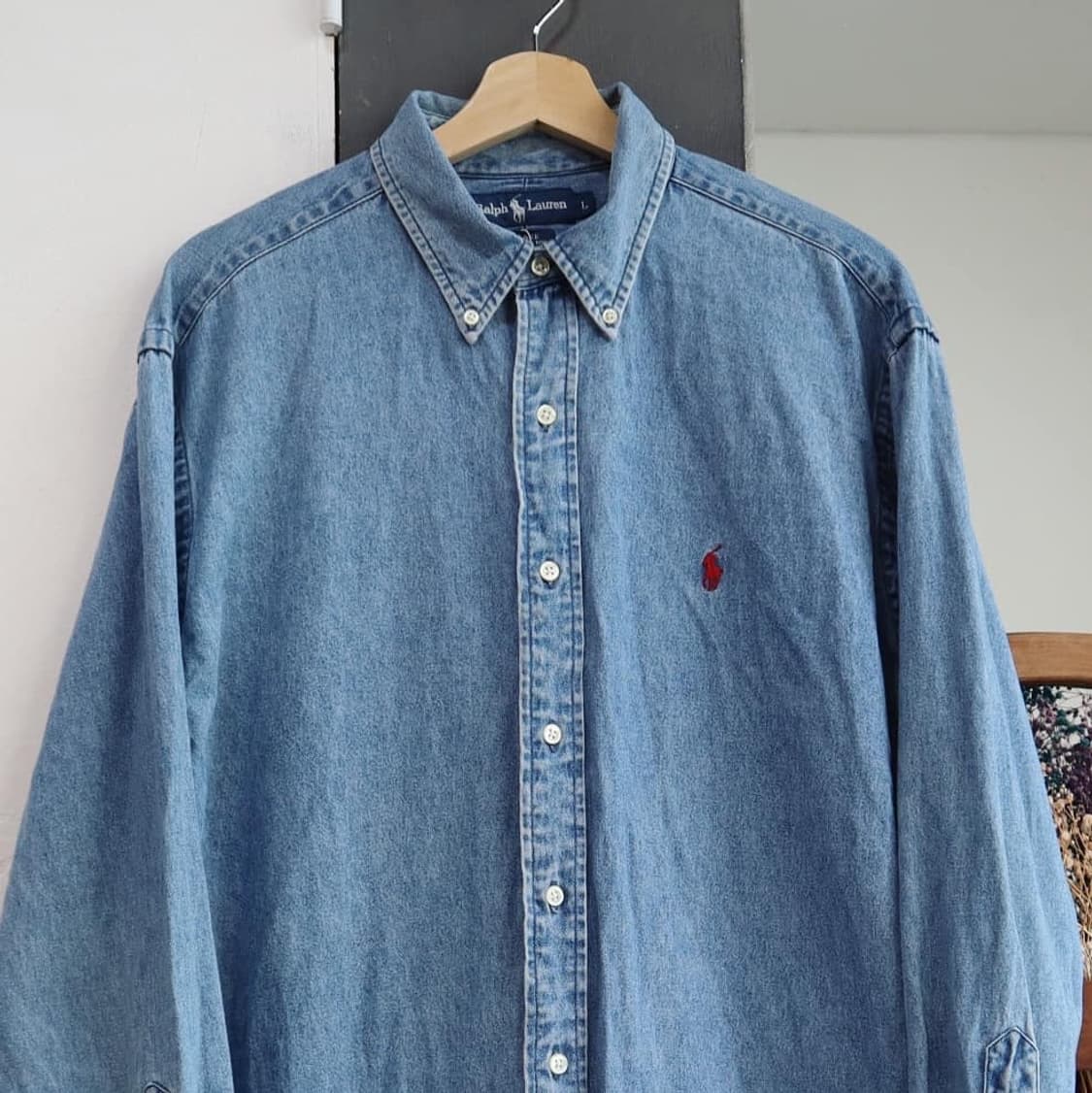 폴로 데님 셔츠 상품이미지2