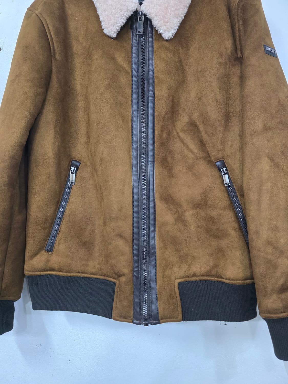 DKNY 무스탕 자켓 브라운 상품이미지5