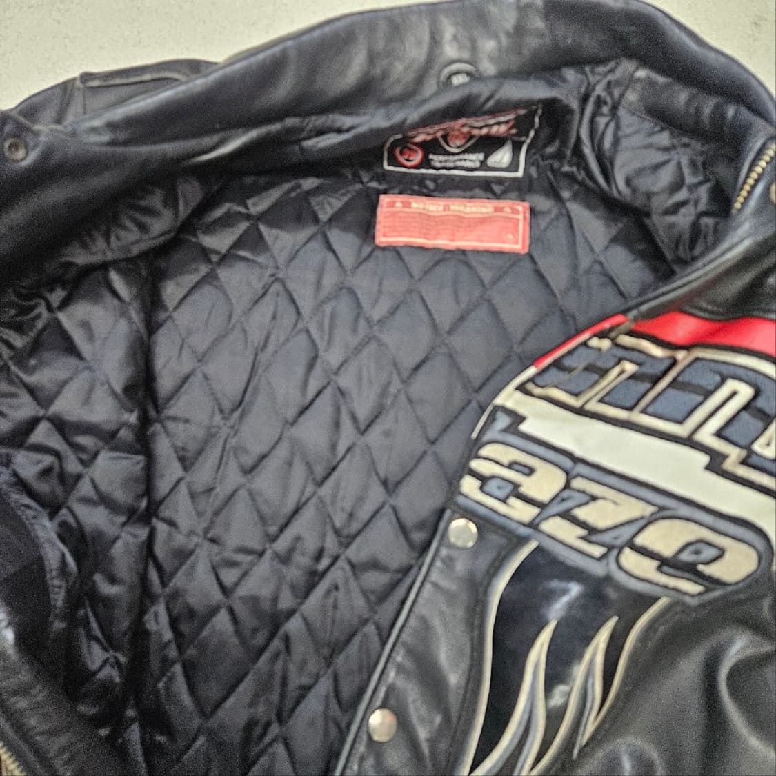90s 조니 블레이즈 레더 자켓 XXL 상품이미지5
