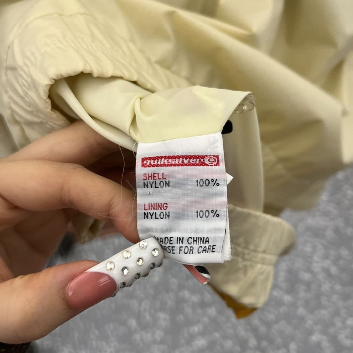 퀵실버 올드스쿨 빈티지 레트로 배색 바람막이 자켓 105 C10222 상품이미지6