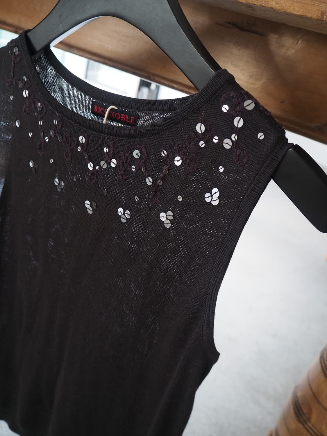 RICH NOBLE sequin top  상품이미지1