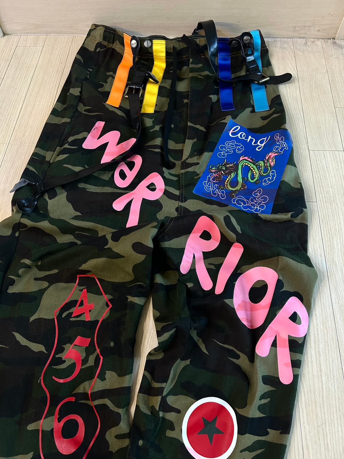Camouflage Baggy Printing Detail pants 상품이미지6