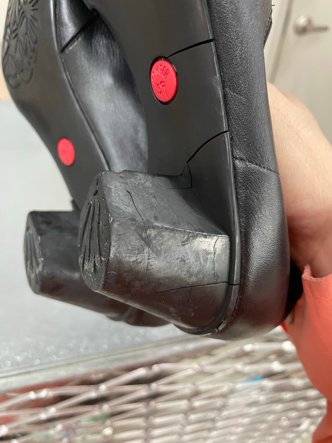 캠퍼 레더 펌프스 블랙 39 상품이미지8