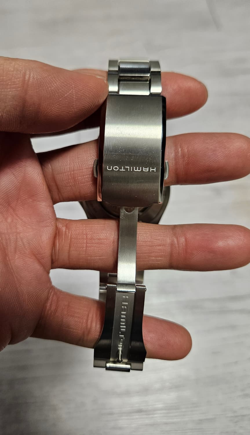 해밀턴 카키에비에이션 파일럿 오토 39mm 블루 상품이미지6