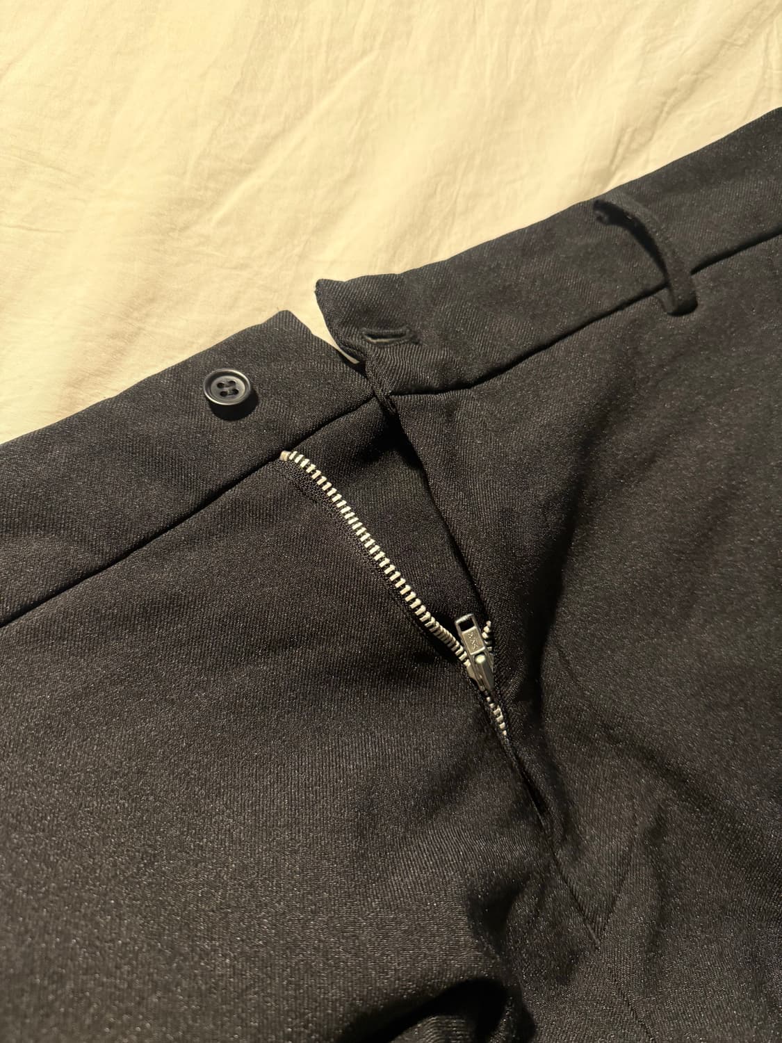 블랙 꼼데가르송 축융 폴리 버뮤다 팬츠 상품이미지4