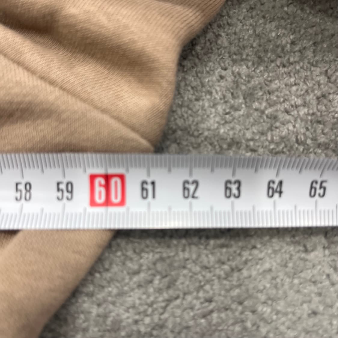 S 아디다스 로고 포인트 베이지 맨투맨 티셔츠 상품이미지7