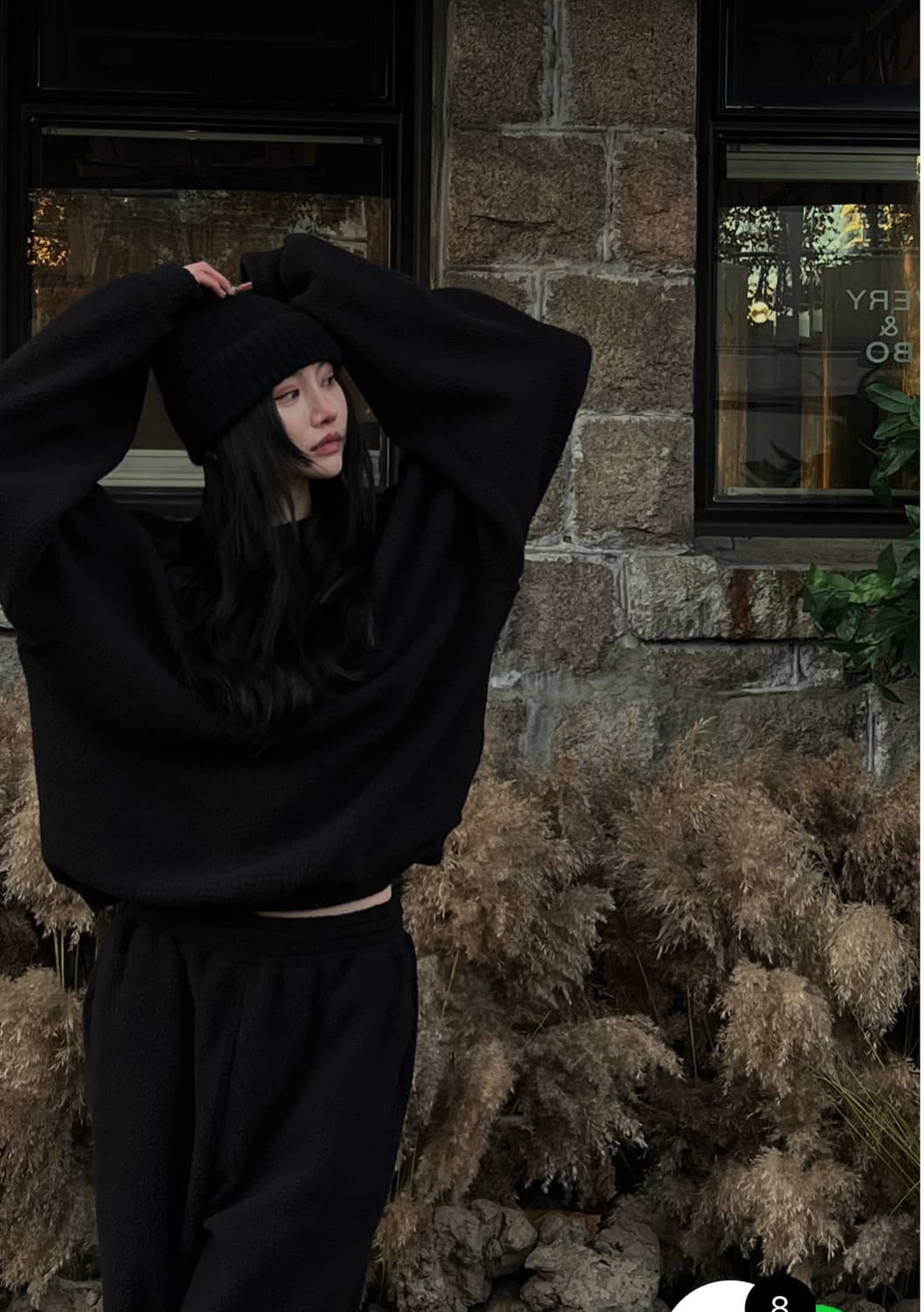 새상품) 랑거 보보 덤블 후리스 셋업 세트 langer 상품이미지5