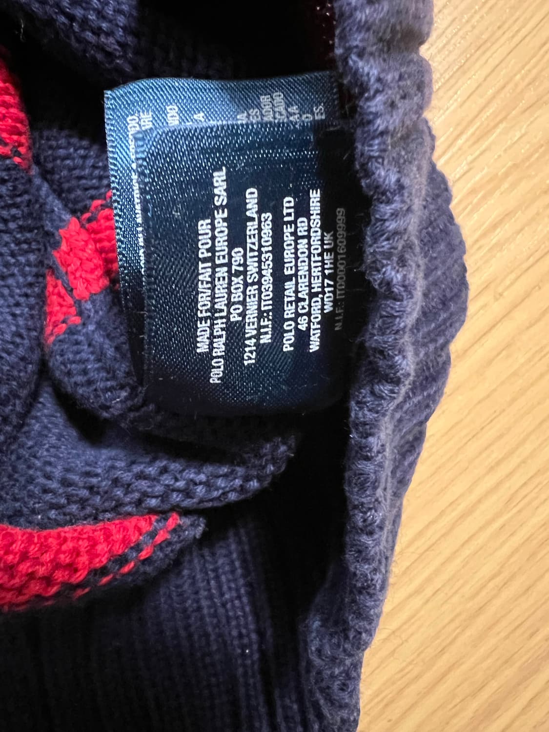 폴로 니트집업 상품이미지3