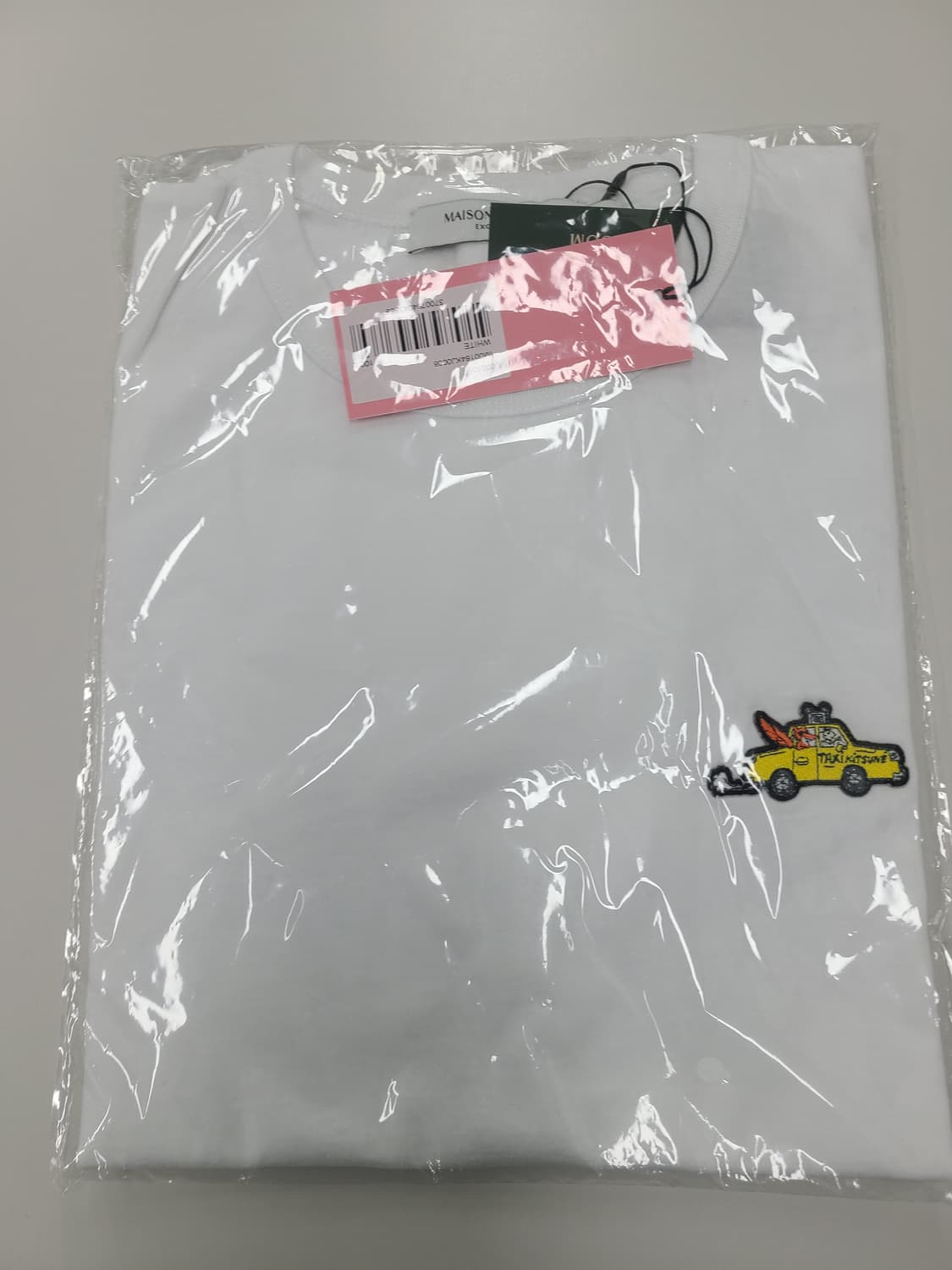 메종키츠네 반팔티 화이트 사이즈L 미사용 상품이미지2