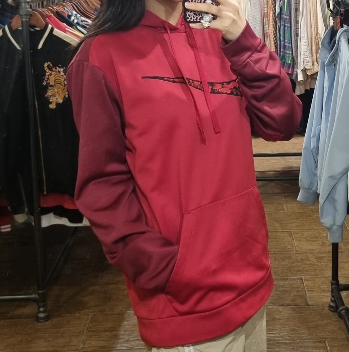 [Hi] nike 나이키 후드티 레드 상품이미지3
