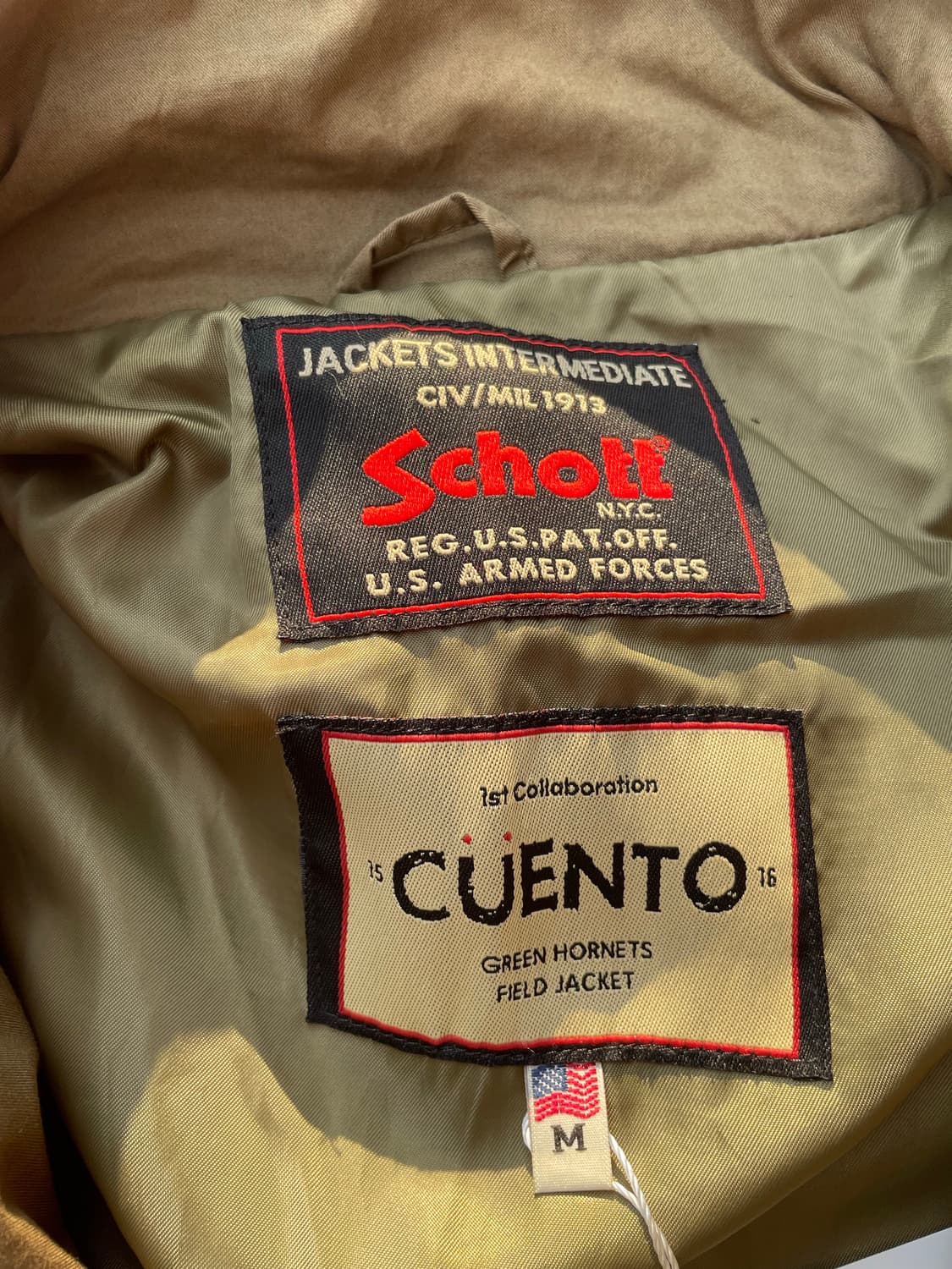 쇼트x쿠엔토 올리브 호넷 필드자켓  상품이미지7