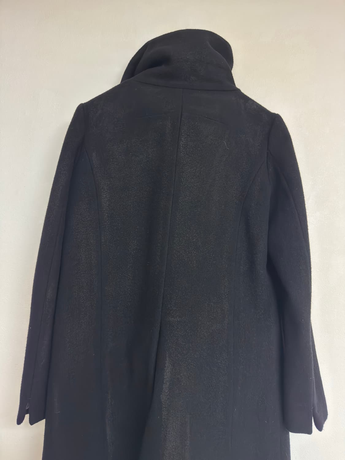 착샷ㅇ) 더 비리디 안느 왁스드 하이넥 코트 상품이미지8