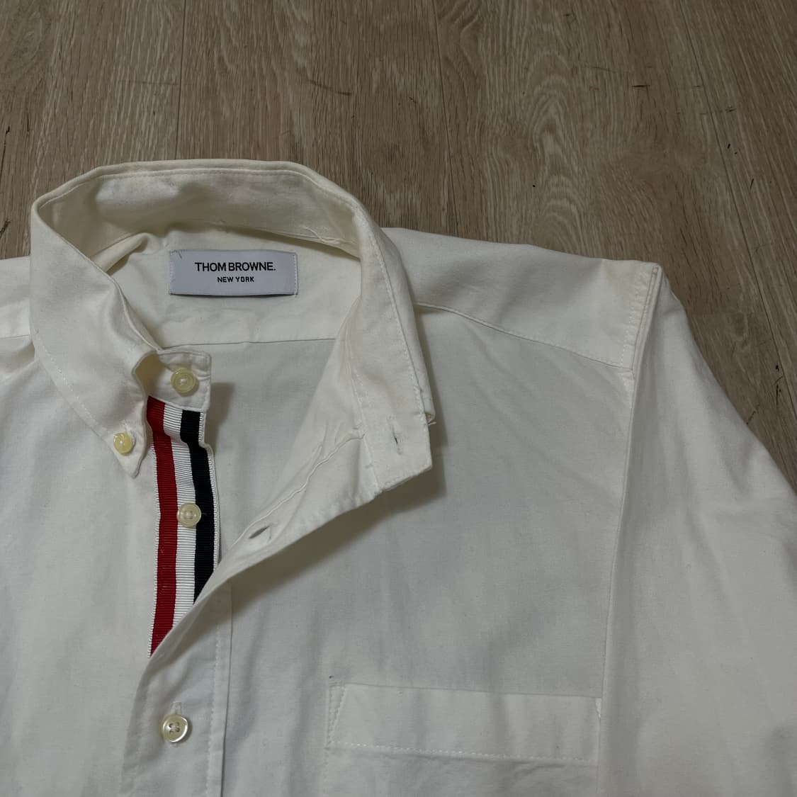 톰브라운 THOM BROWNE 옥스퍼드 히든 셔츠 1사이즈/M(95) 상품이미지2
