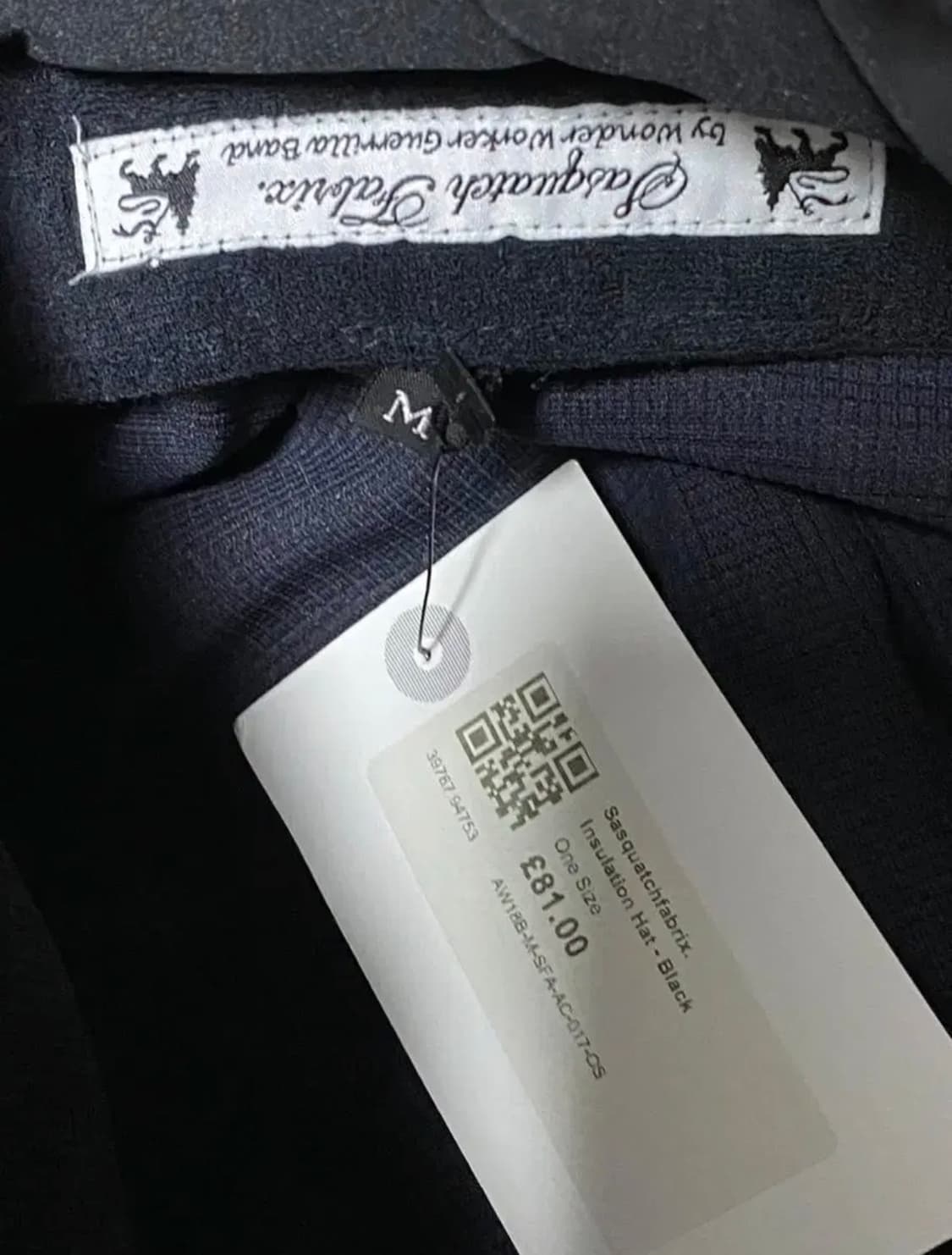 [M] 사스콰치패브릭스 인슐레이션 버켓햇 블랙 상품이미지6