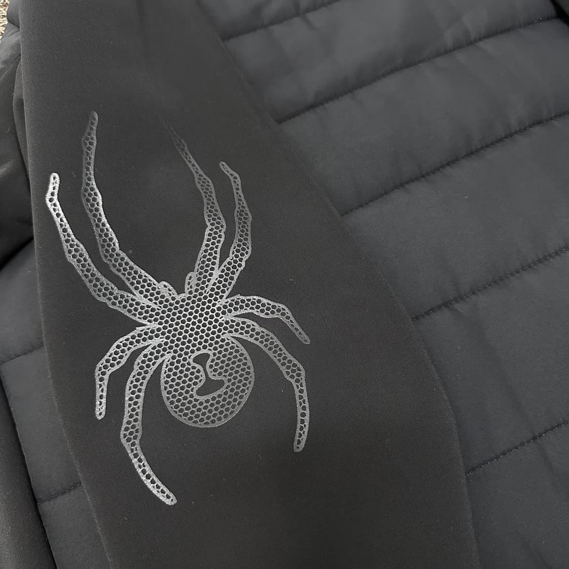 Spyder 스파이더 기모 후드 집업 블랙 105(XL) 상품이미지9