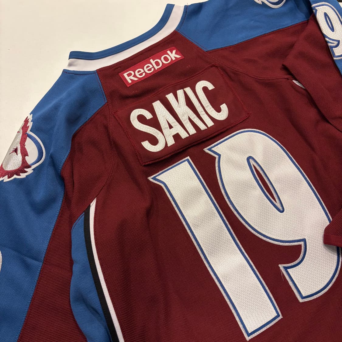 [L] 리복 NHL 올드스쿨 SAKIC 콜로라도 애벌랜치 져지 D85 상품이미지7
