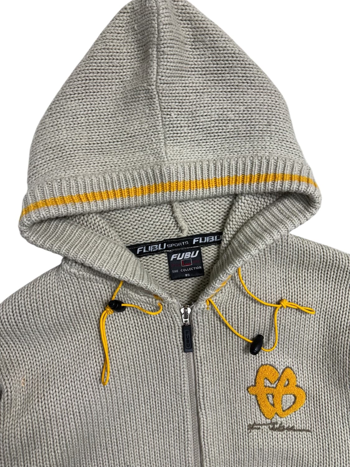 FUBU 후부 니트 후드집업 상품이미지5
