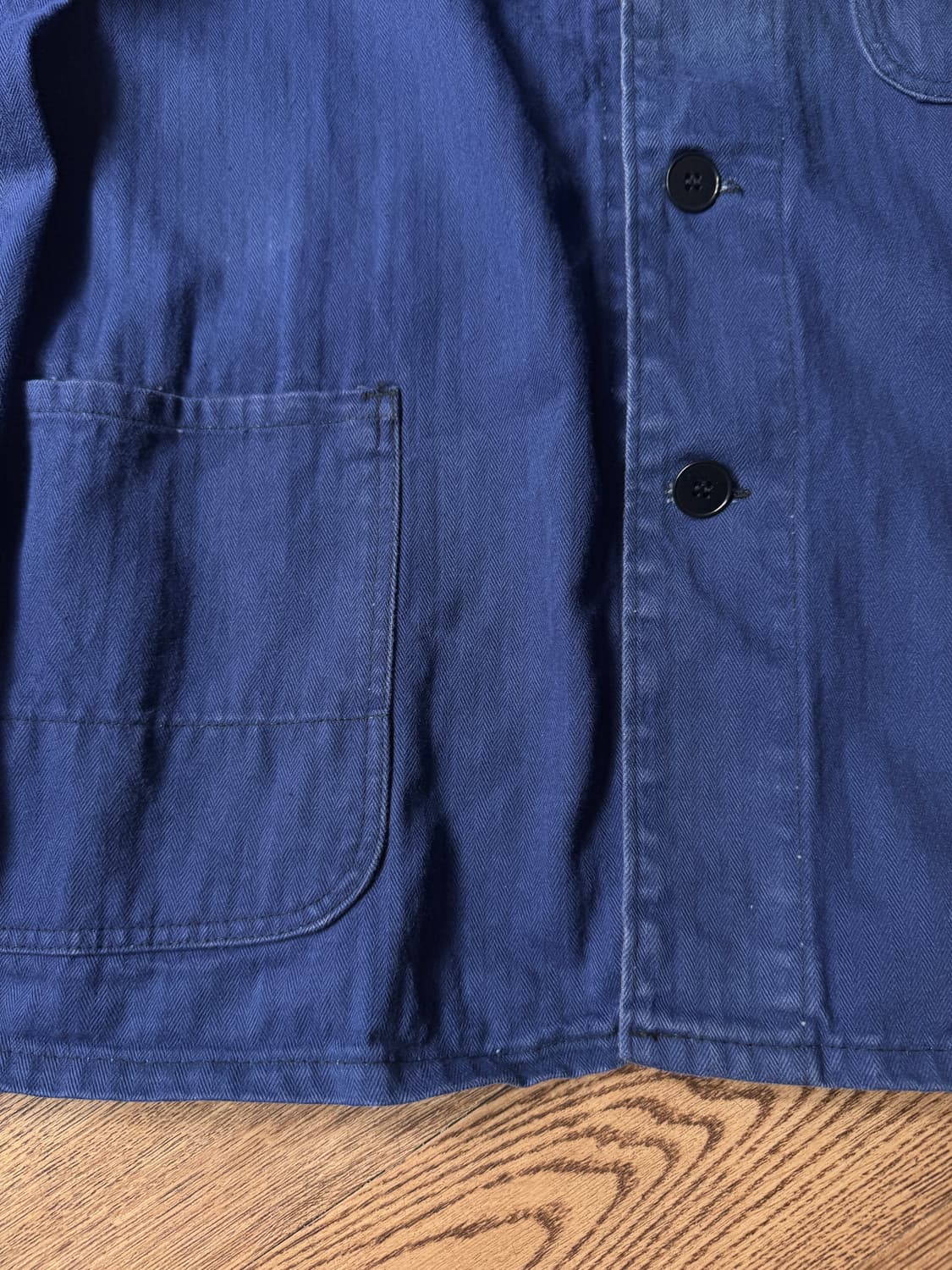 [L]60's 헤링본 몰스킨 프렌치 워크자켓 상품이미지4