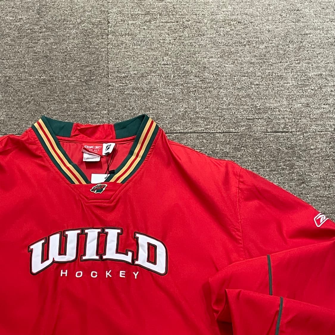 (XL) Reebok 리복 미네소타 와일드 풀오버 바람막이 재킷 상품이미지2