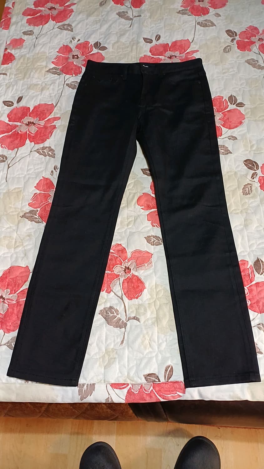 플랙 베를린 슬림블랙진 32인치 기장107 상품이미지1