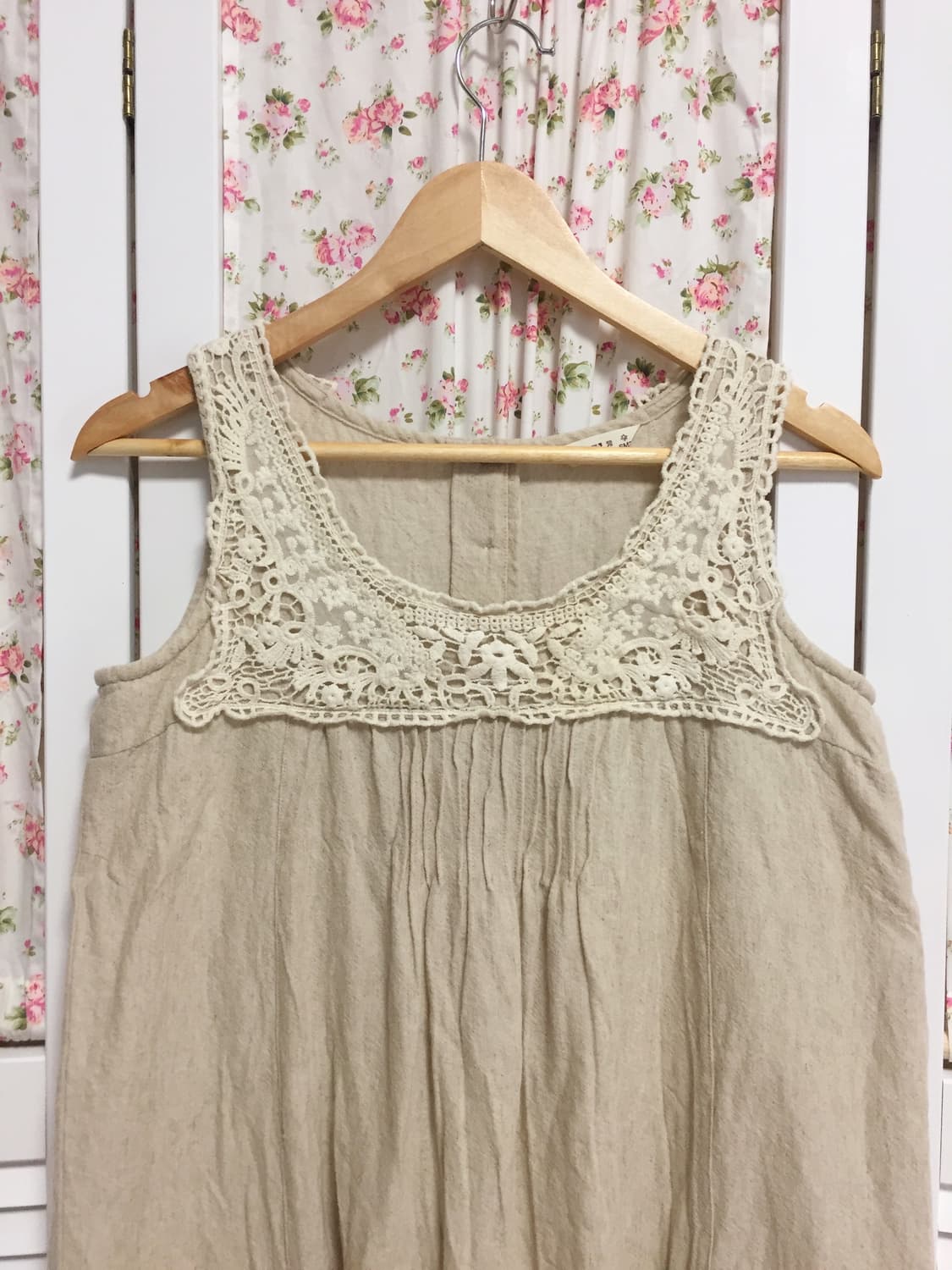 빈티지 모리걸 사만사모스 크로셰 슬리브리스 상품이미지5