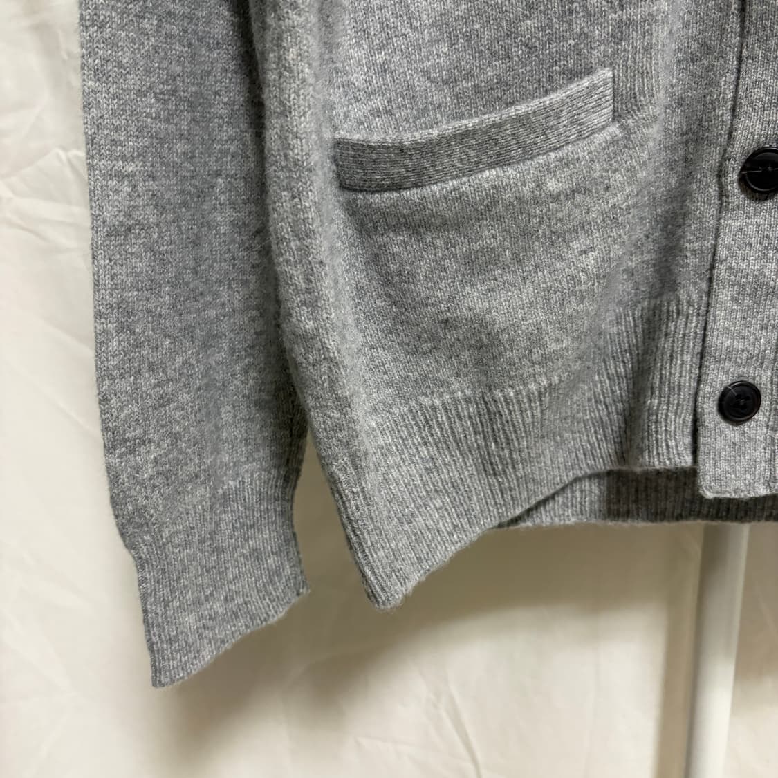 (새제품) 유니클로 램스울 가디건 / 그레이, M 상품이미지5