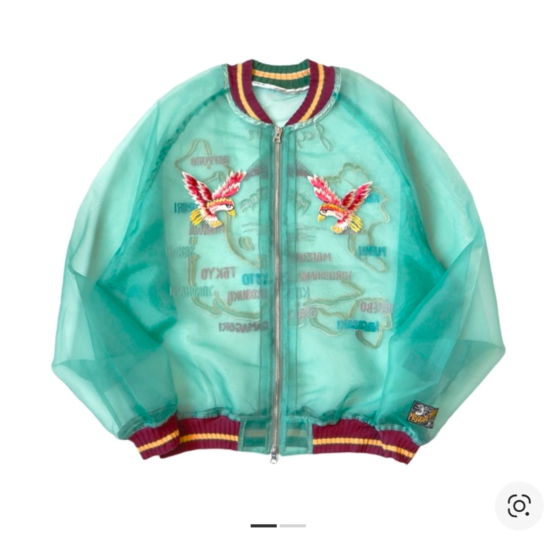 캐피탈 시어 거즈 모스키토 가드 수베니어 자켓 모스 그린 상품이미지1