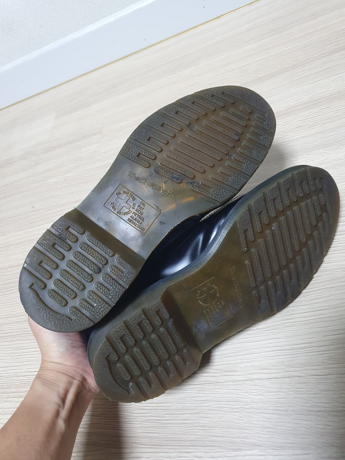 닥터마틴 블랙 윙팁 슈즈 270 상품이미지7