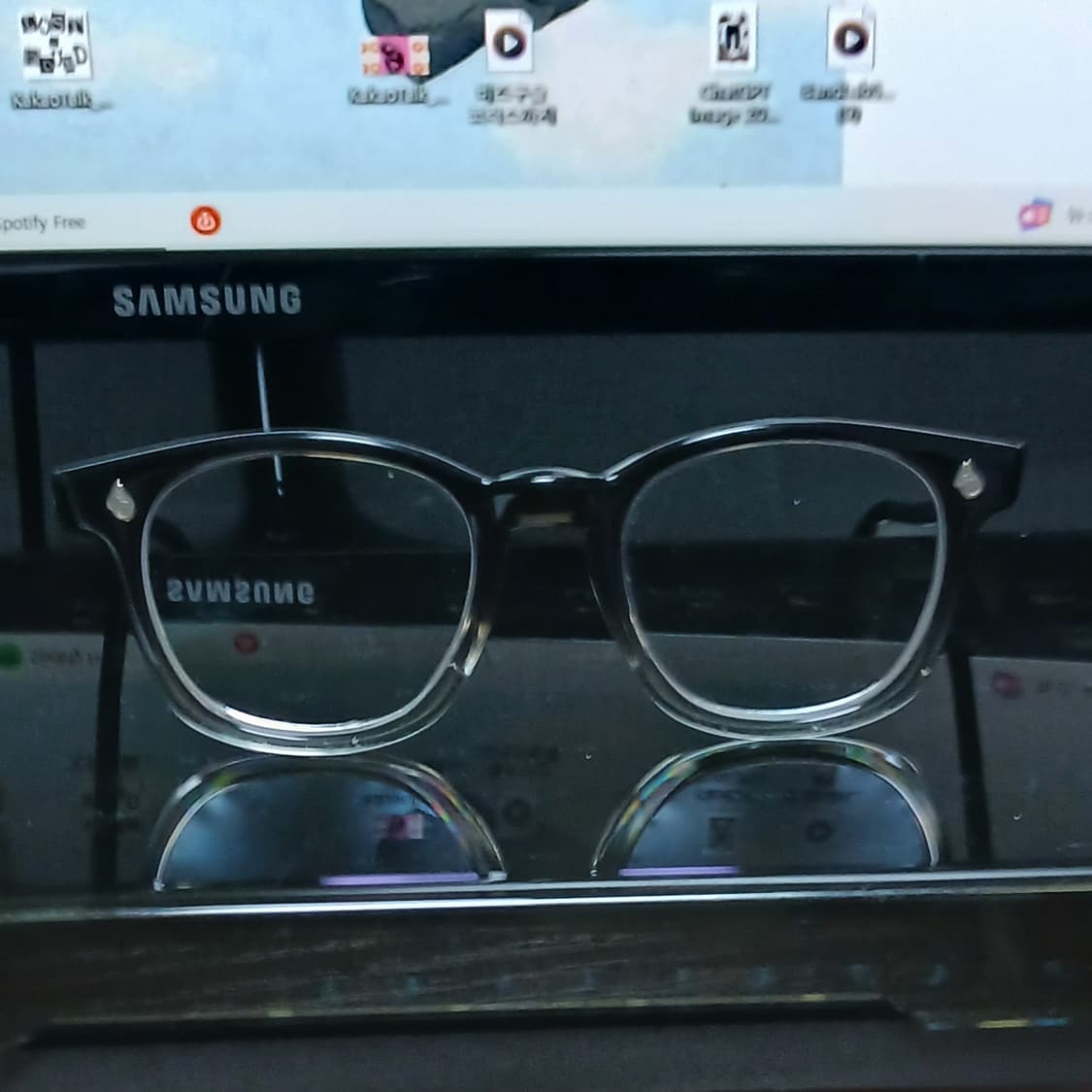 빈티지 American Optical Flexi Fit 블랙 페이드 상품이미지1