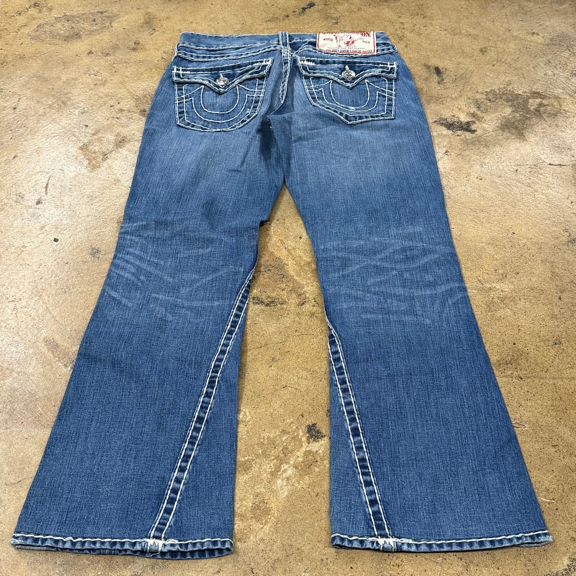 [정품/31] 트루릴리젼 스티치 데님 청바지 b14 상품이미지3