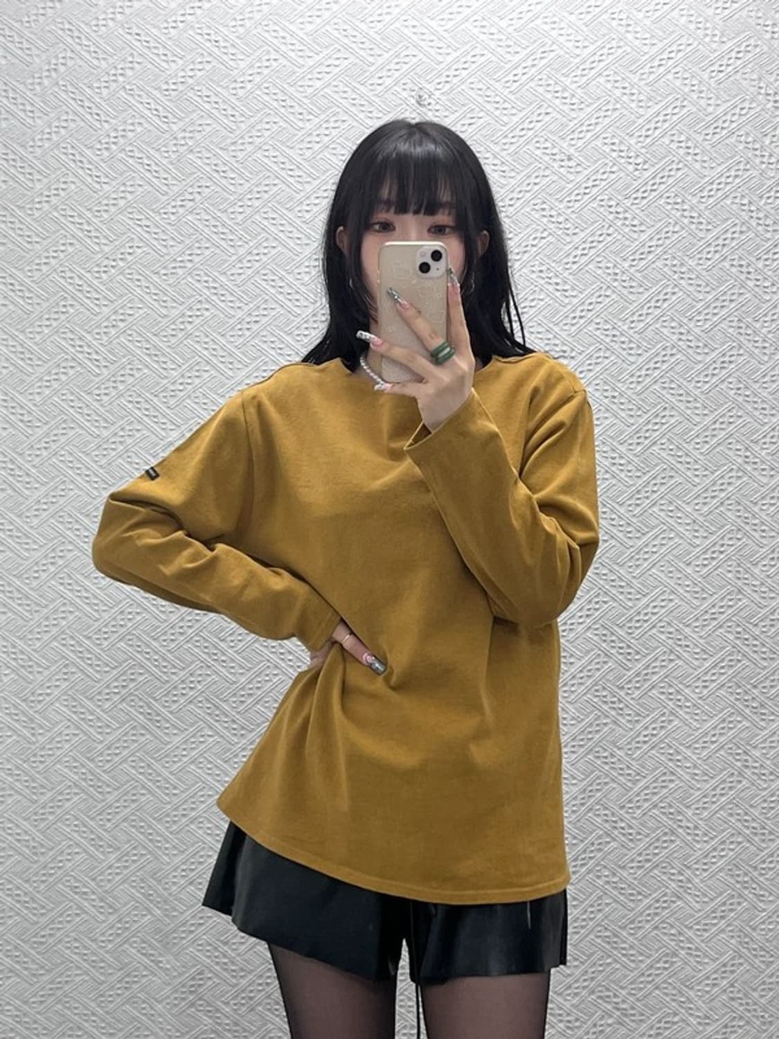 세인트 제임스 빈티지 캐주얼 머스타드 롱슬리브 95 C12667 상품이미지2