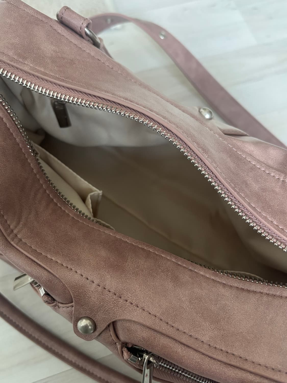 썬번프로젝트 모스백 가방 핑크 상품이미지3