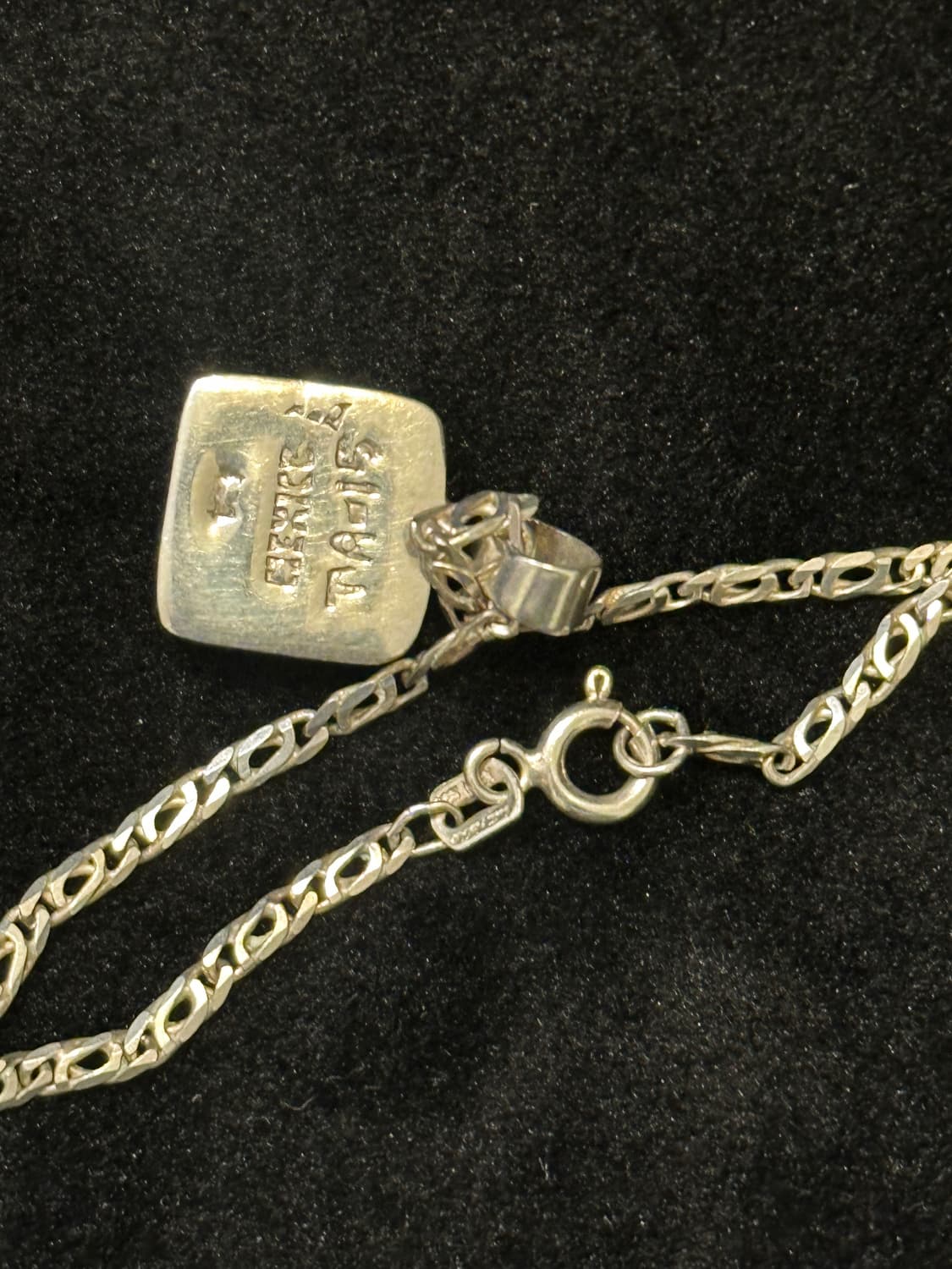 Mexico Blue Opal 925silver necklace 상품이미지4