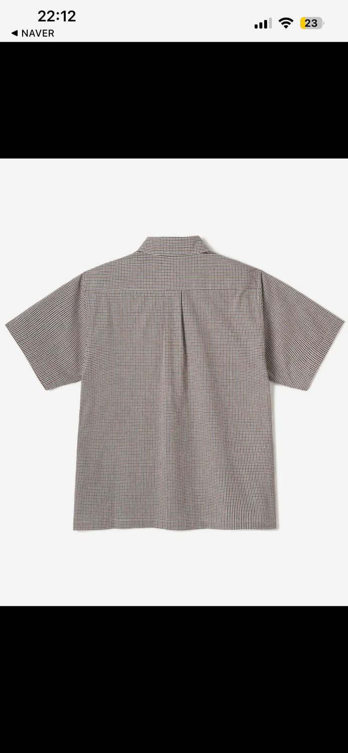 Lores Mini Plaid S/S Shirts - Brown  상품이미지2