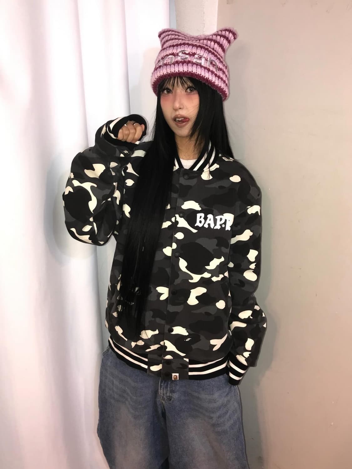 Bape City Camouflage Varsity Jacket 상품이미지2