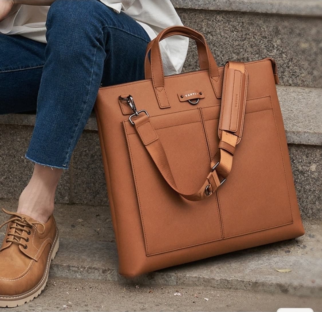 (택포) 탄틴 가죽 토트백 T21355 헬맷백 탄 B503 상품이미지3