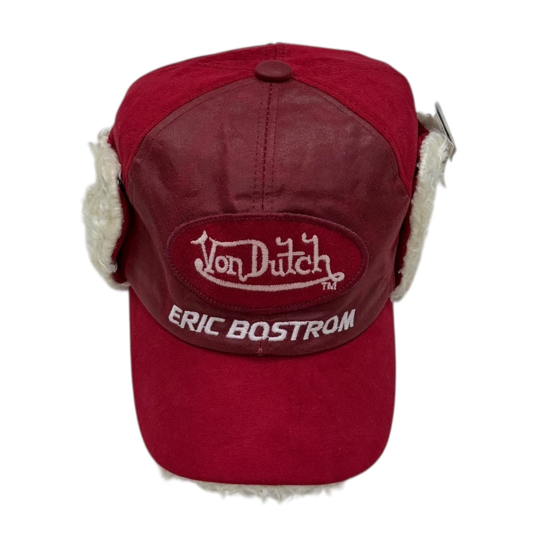 본더치 빈티지 Y2K 귀도리 이어머프캡 군밤 모자 레드 상품이미지1